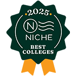 2025 NICHE Best College Badge